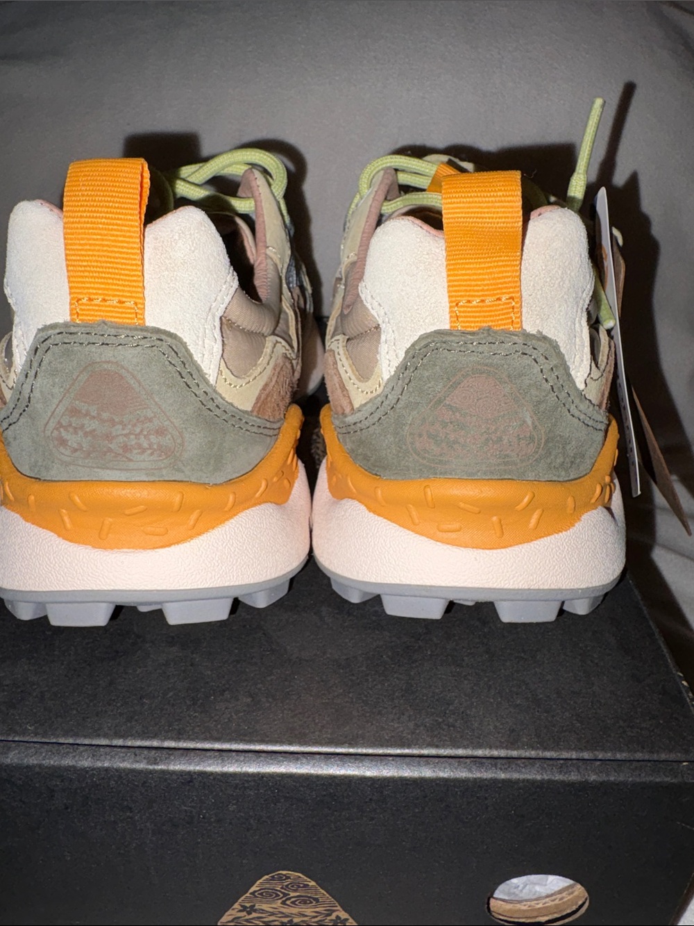 NWT Flower Mountain Yamano 3 Sneaker in Beige / Yellow - Picture 11 of 16